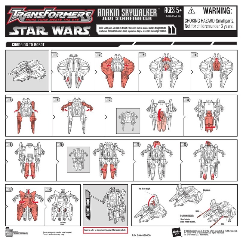 Hasbro Transformers 5772 instruction manual