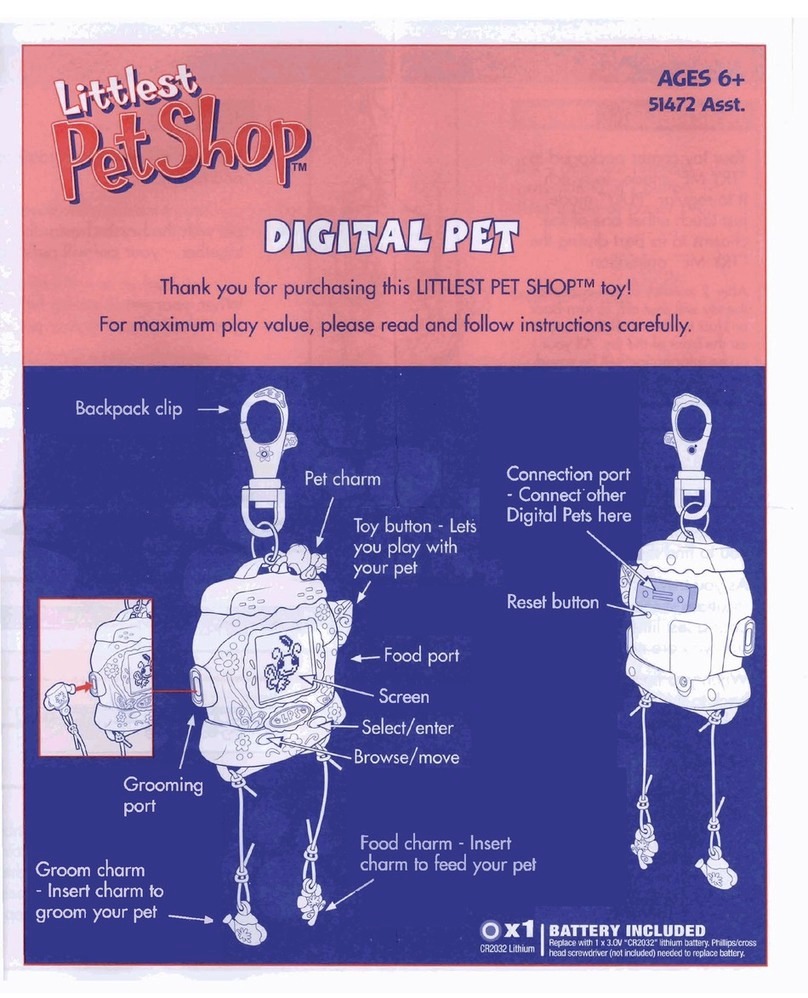 Hasbro Littlest Pet Shop Digital Pet 51472 User manual