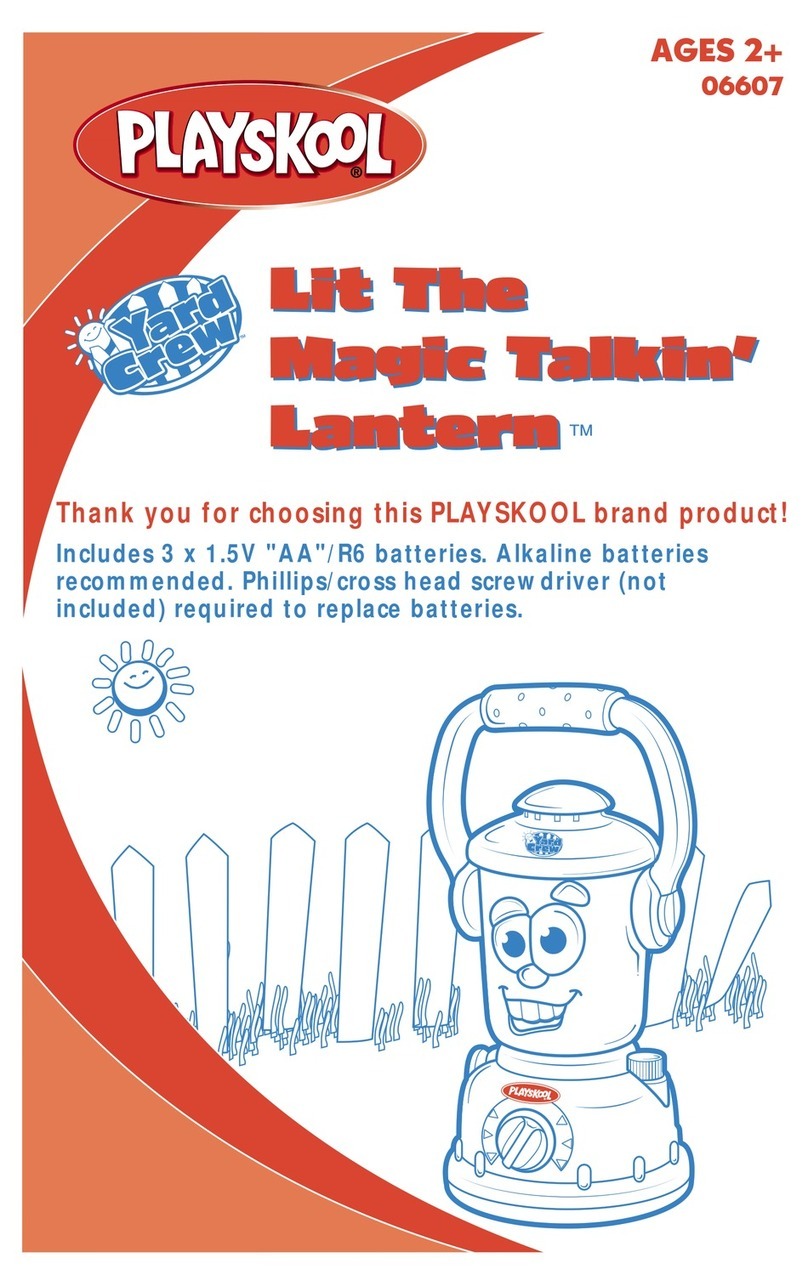 Playskool Lit The Magic Talkin' Lantern 06607 User manual Playskool Lit The Magic Talkin' Lantern 06607 User manual