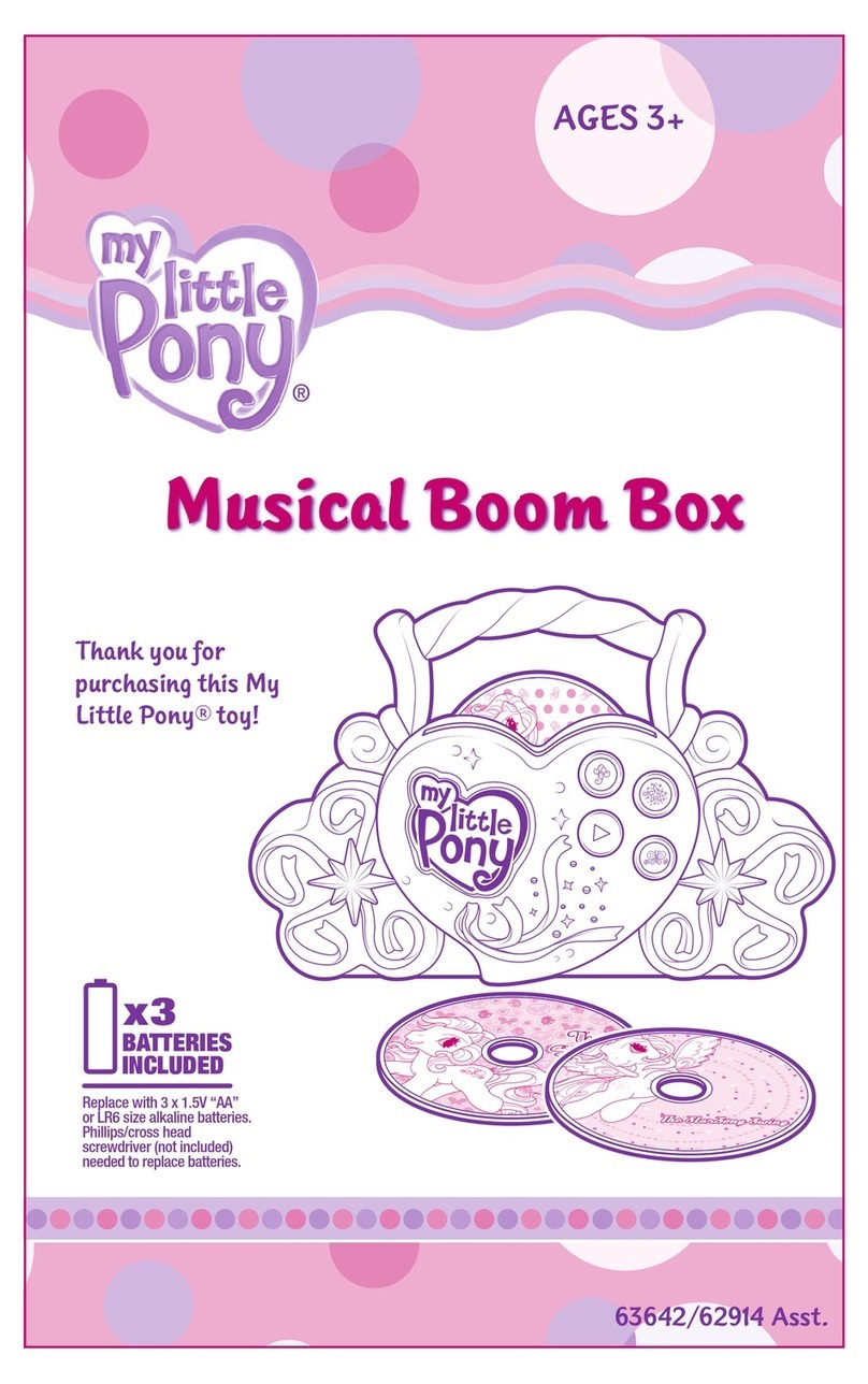 Hasbro My Little Pony GES 3+ instruction manual