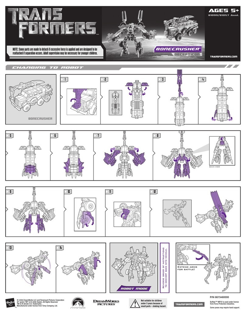 Hasbro Transformers Bonecrusher 81057 Asst. User manual
