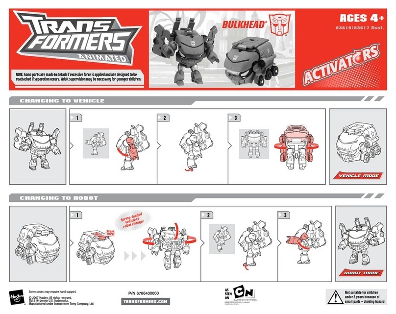 Hasbro Transformers Animated Bulkhead 83619/83617 User manual