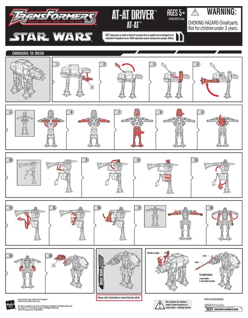 Hasbro Transformers 85772 User manual