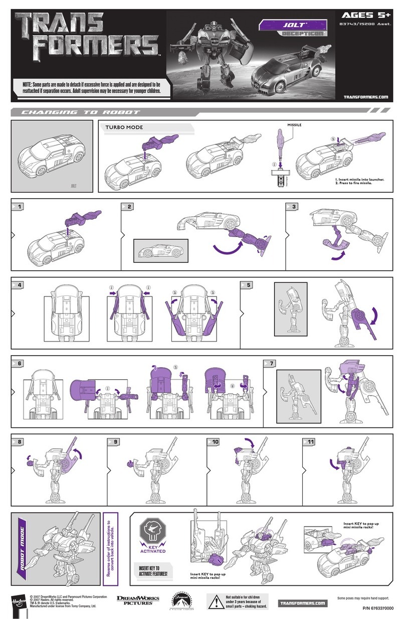 Hasbro Transformers 83743 User manual Hasbro Transformers 83743 User manual