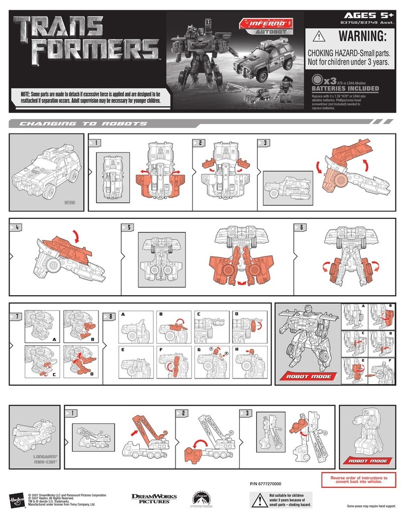 Hasbro Transformers 83749 instruction manual