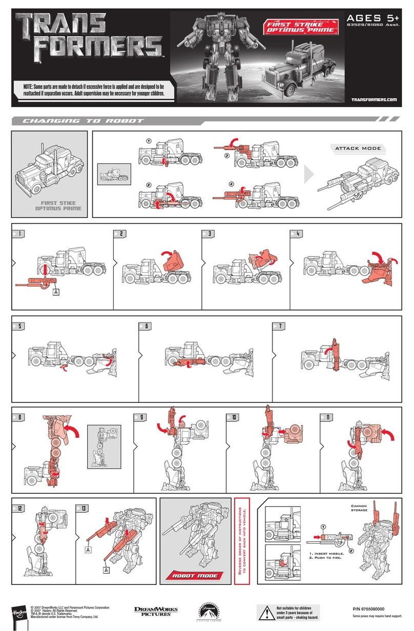 Hasbro Transformers 83529 instruction manual