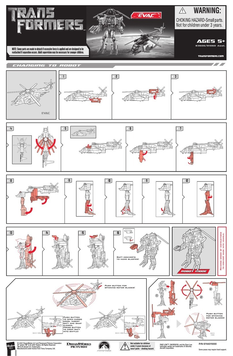 Hasbro Transformers 83606 User manual