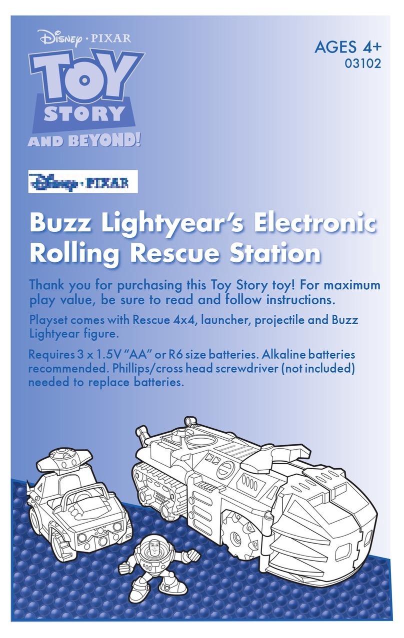 Hasbro Buzz Lightyears Rolling Rescue Station 03102 User manual