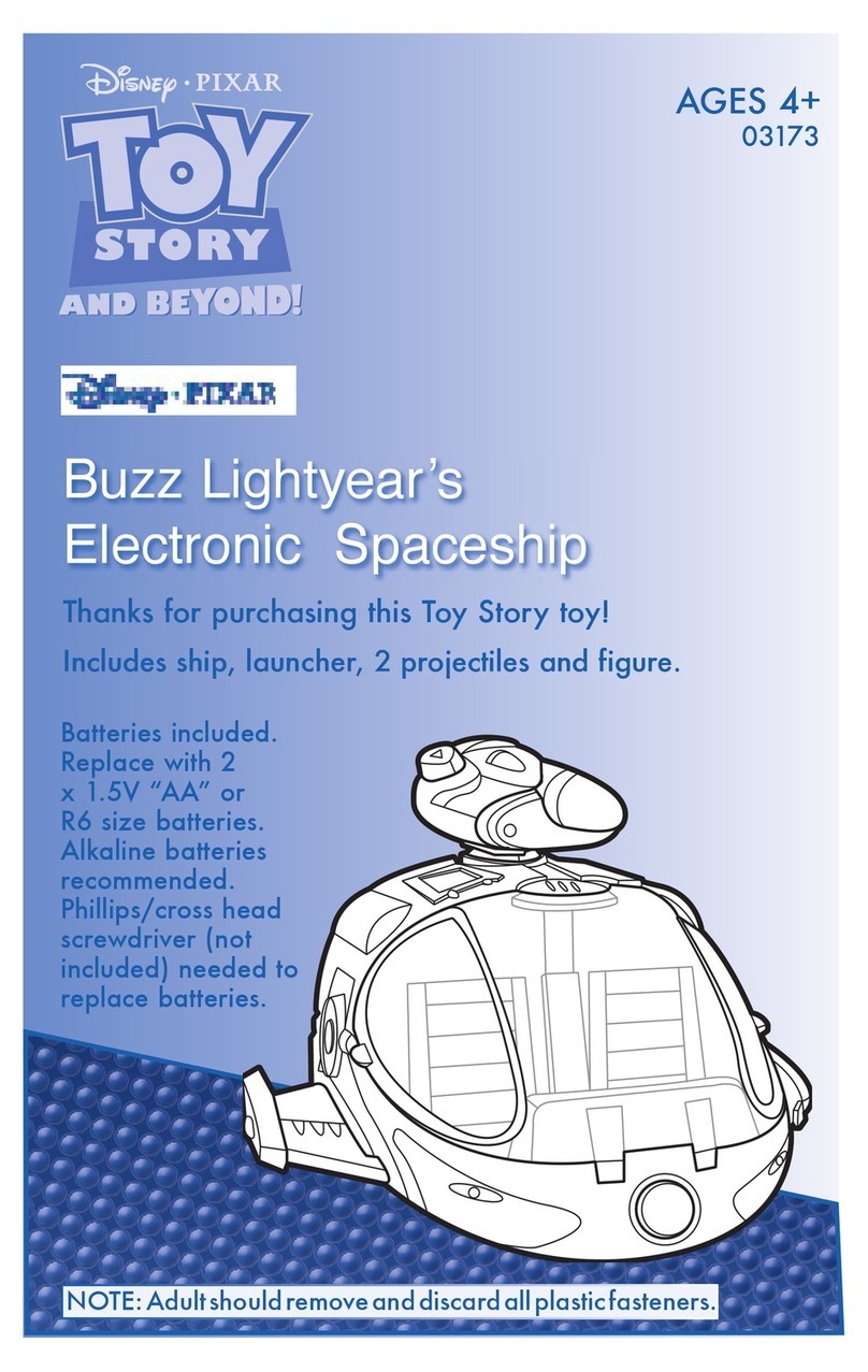 Hasbro Buzz Lightyears Electronic Spaceship 03173 User manual