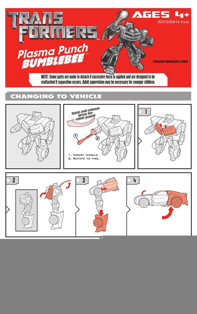 Hasbro Trans Formers 83212 instructions