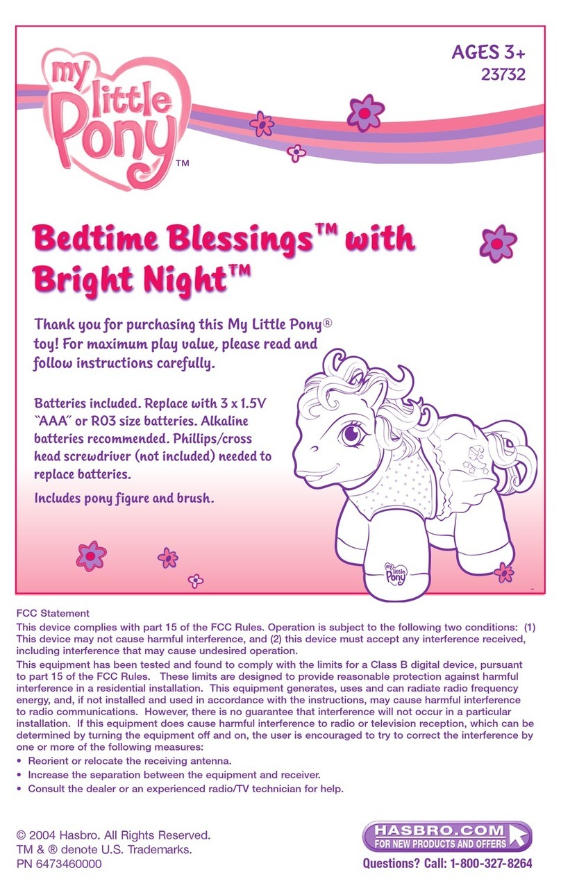 Hasbro Bedtime Blessings with Bright Night 23732 instruction manual Hasbro Bedtime Blessings with Bright Night 23732 instruction manual