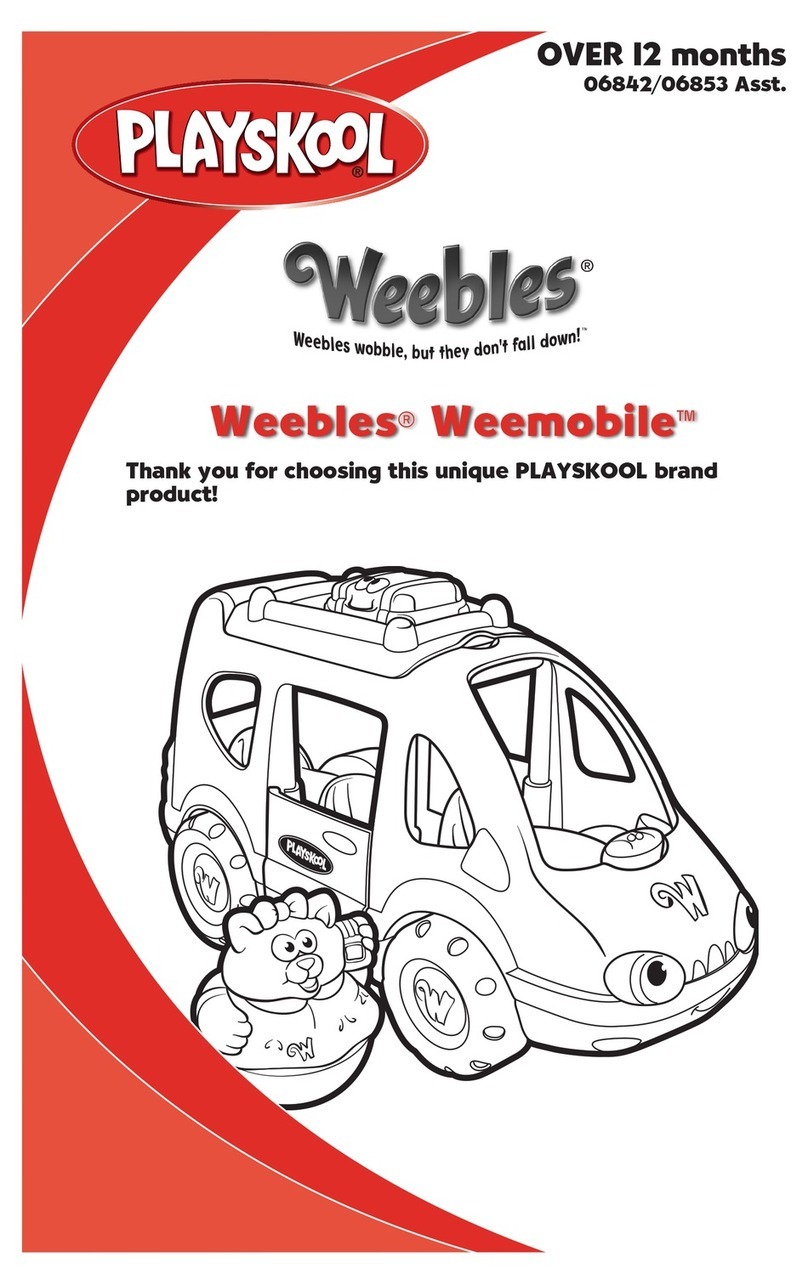 Playskool Weebles Weemobile 06842/06853 User manual Playskool Weebles Weemobile 06842/06853 User manual