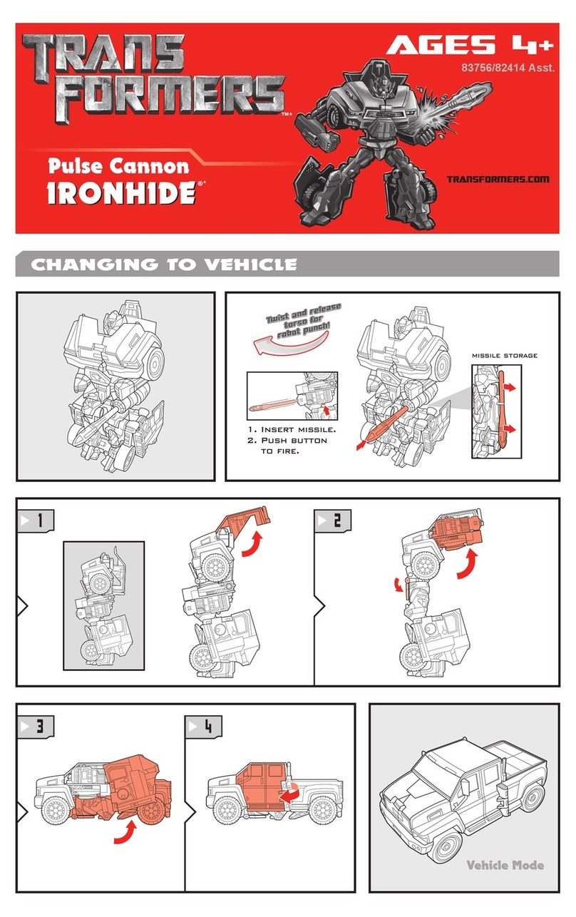 Hasbro Transformers Ironhide 83756 User manual