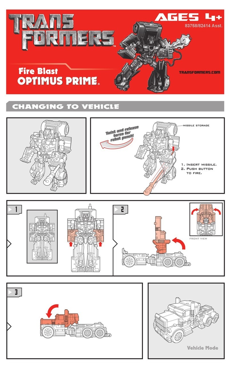Hasbro Transformers 83758 User manual Hasbro Transformers 83758 User manual