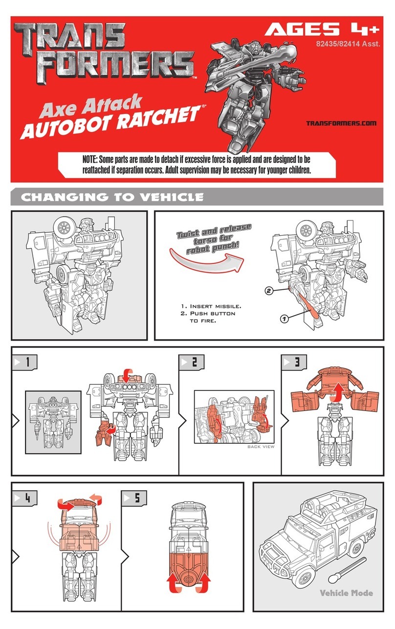 Hasbro Transformers Axe Attack 82435 User manual