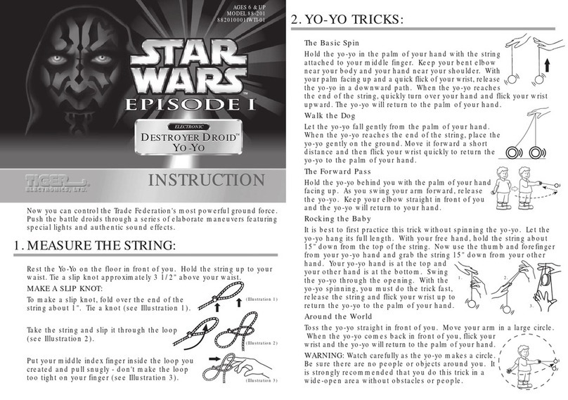 Hasbro Star Wars Episode I Destroyer Droid Yo Yo... User manual Hasbro Star Wars Episode I Destroyer Droid Yo Yo... User manual
