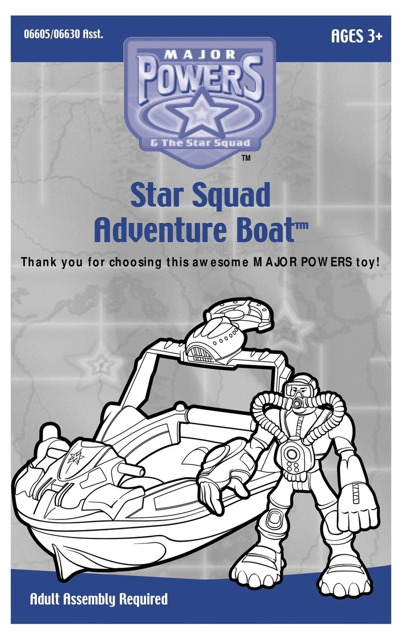 Hasbro Star Squad Adventure Boat 06605/06630 User manual