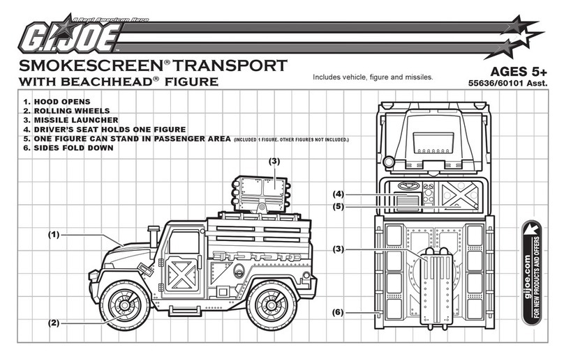 Hasbro Smokescreen Transport with Beachhead... instructions