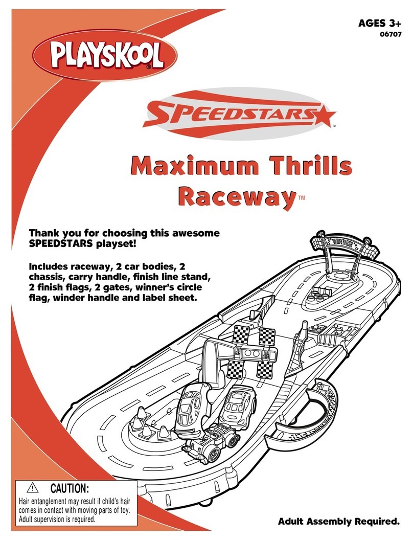 Playskool Speedstars Maximum Thrills Raceway 06707 User manual