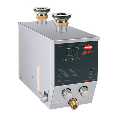 Hatco Sanitizing Sink Heaters Food Rethermalizers/Bain-Marie Heaters ... Installation instructions