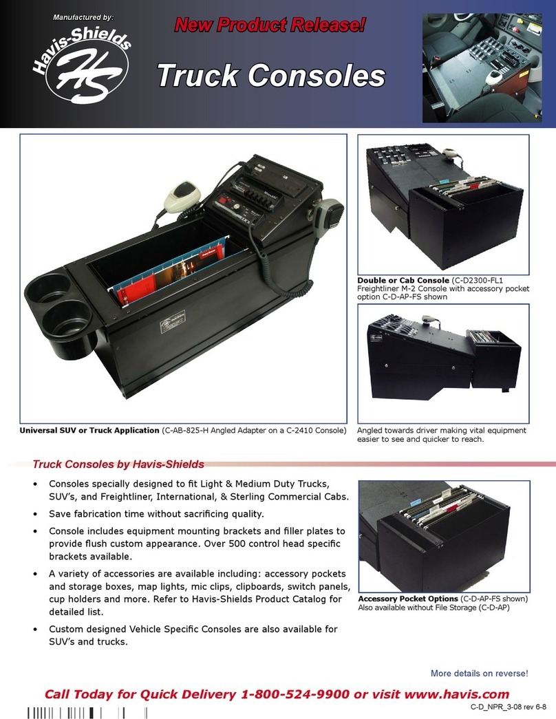 Havis-Shields C-D2300-FL1 User manual