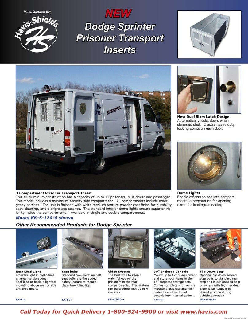 Havis-Shields KK-S-120-6 Specification sheet