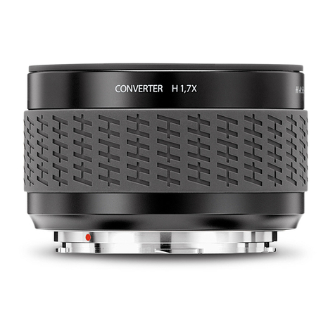 Hasselblad Converter H 1.7X User manual Hasselblad Converter H 1.7X User manual