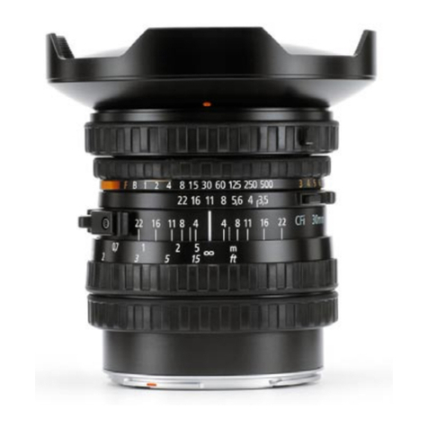 Hasselblad Distagon CFi 3.5/30 User manual Hasselblad Distagon CFi 3.5/30 User manual