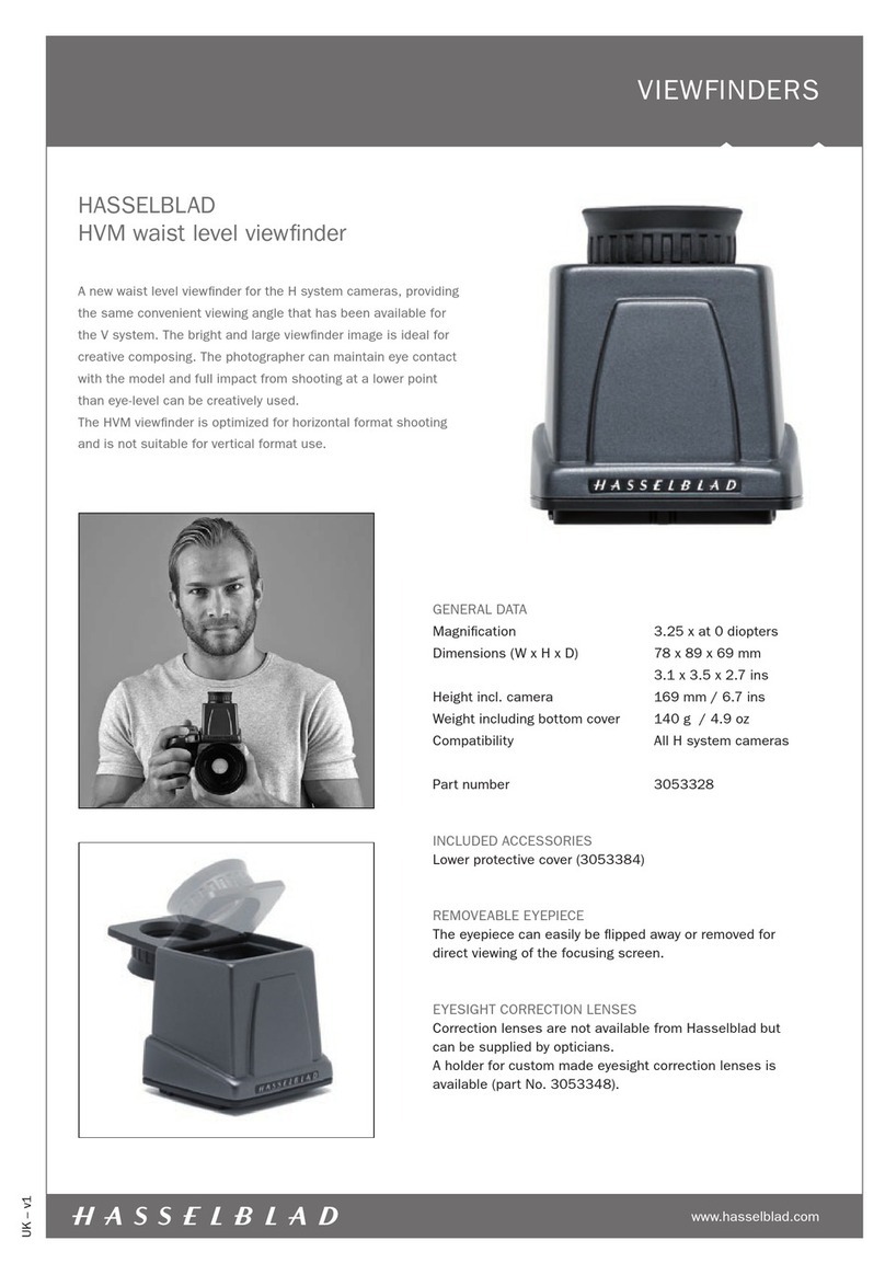Hasselblad Camera Accessories user manual