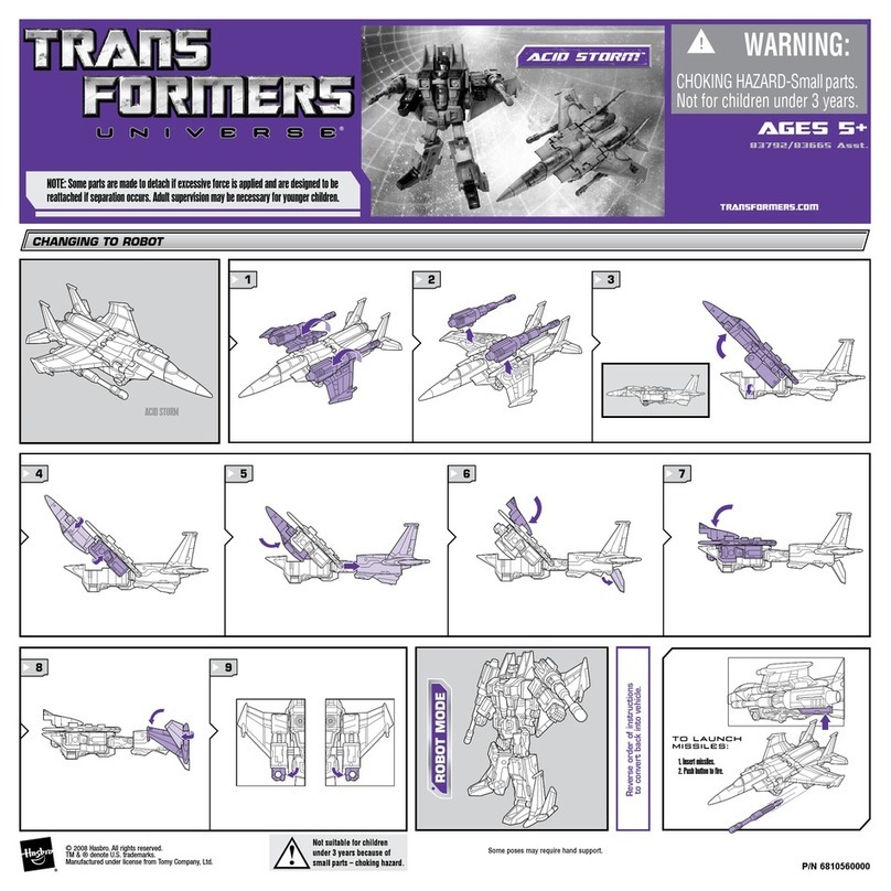 Hasbro Transformers Universe Acid Storm 83665 instruction manual
