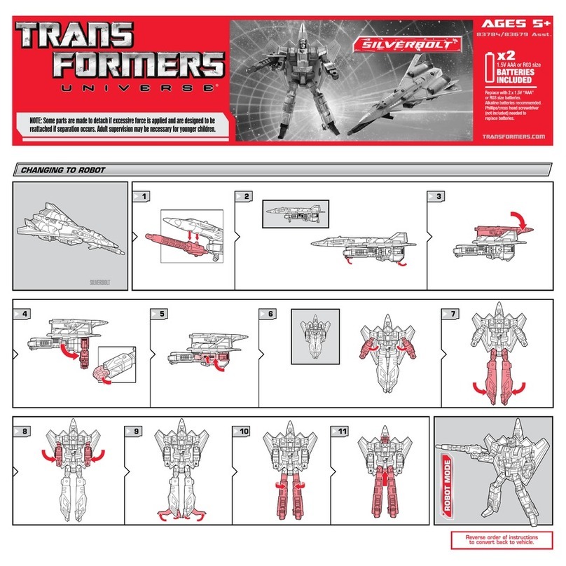 Hasbro Transformers Universe 83679 Asst. installation guide