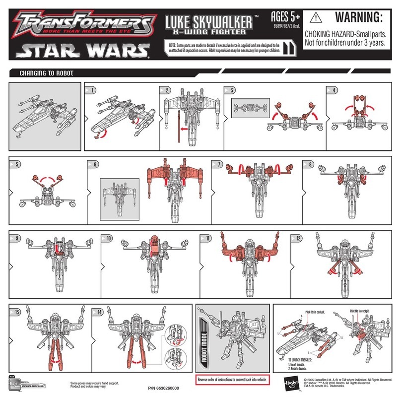 Hasbro Transformers Star Wars 85894 installation guide