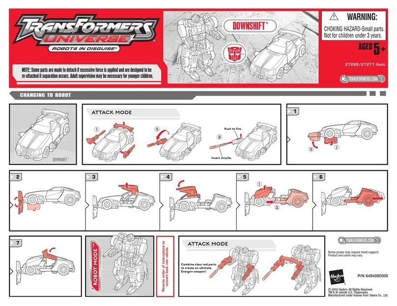 Hasbro Transformers Universe 27271 Asst. installation guide
