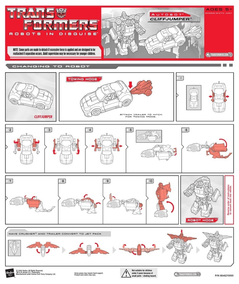 Hasbro Transformers Robots in Disguise Cliffjumper Autobot... User manual