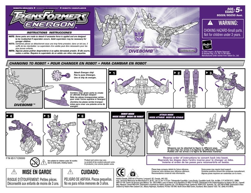 Hasbro Transformers Energon 80226 instruction manual