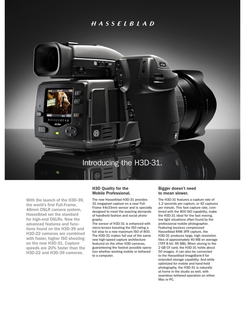 Hasselblad H3D-39 User manual