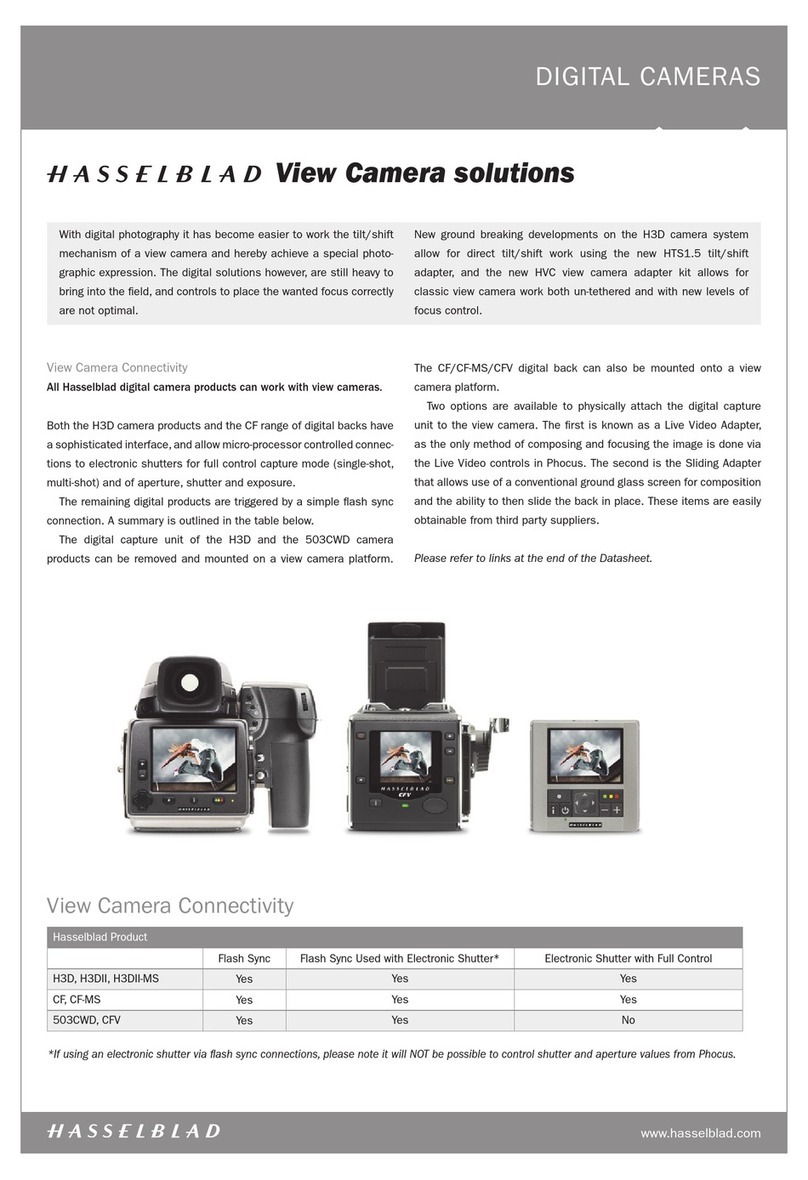 Hasselblad 503CWD User manual Hasselblad 503CWD User manual