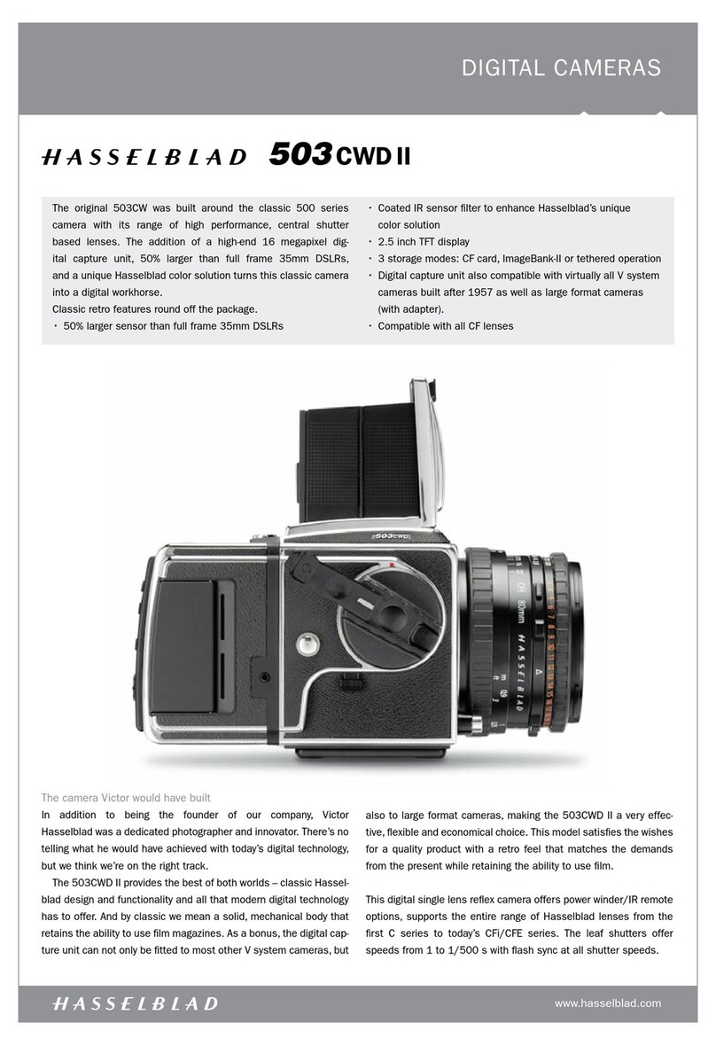 Hasselblad 503CWD II User manual