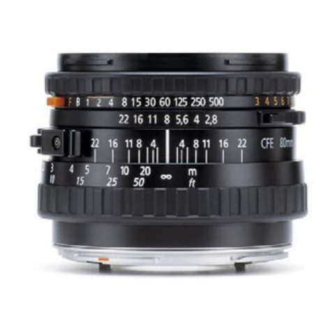 Hasselblad Planar CFE 2.8/80 User manual Hasselblad Planar CFE 2.8/80 User manual