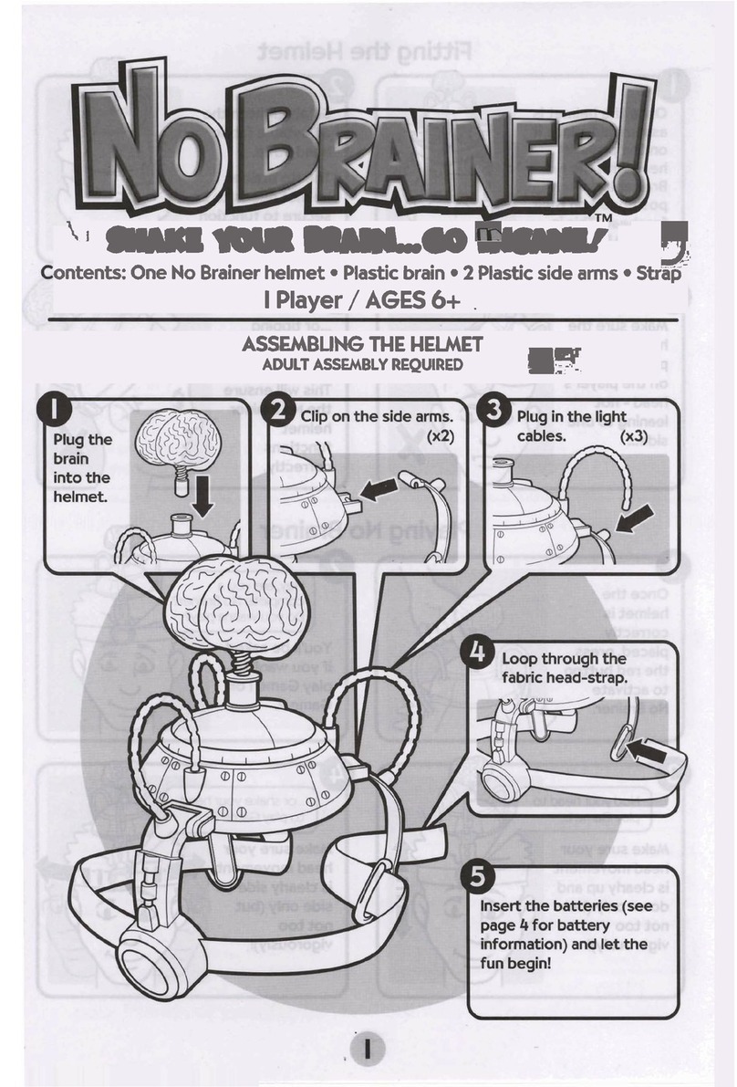 Hasbro No Brainer User manual