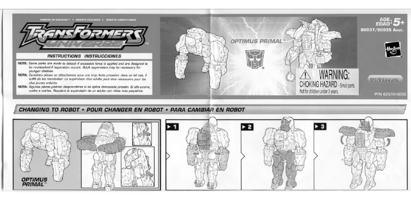 Hasbro Optimus Primal 80937 instructions
