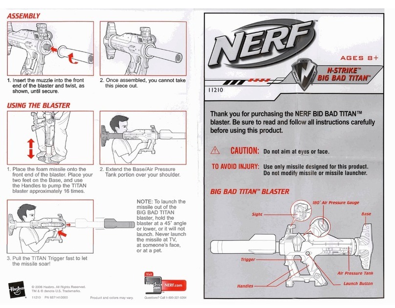 Hasbro Nerf N-Strike Big Bad Titan 11210 User manual Hasbro Nerf N-Strike Big Bad Titan 11210 User manual