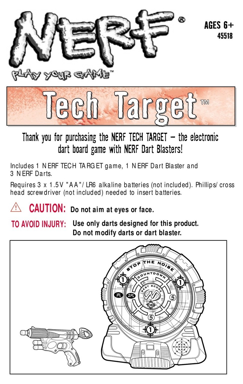 Hasbro Nerf Tech Target 45518 instruction manual