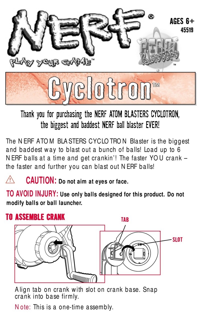 Hasbro Nerf Atom Blasters Cyclotron 45519 User manual