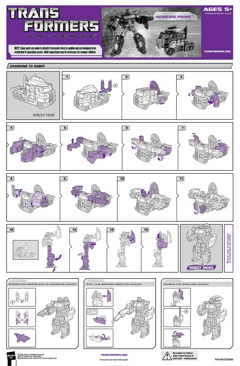 Hasbro Nemesis Prime 83960 instructions