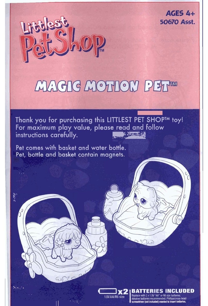Hasbro Littlest Pet Shop Magic Motion Pets 50670 User manual