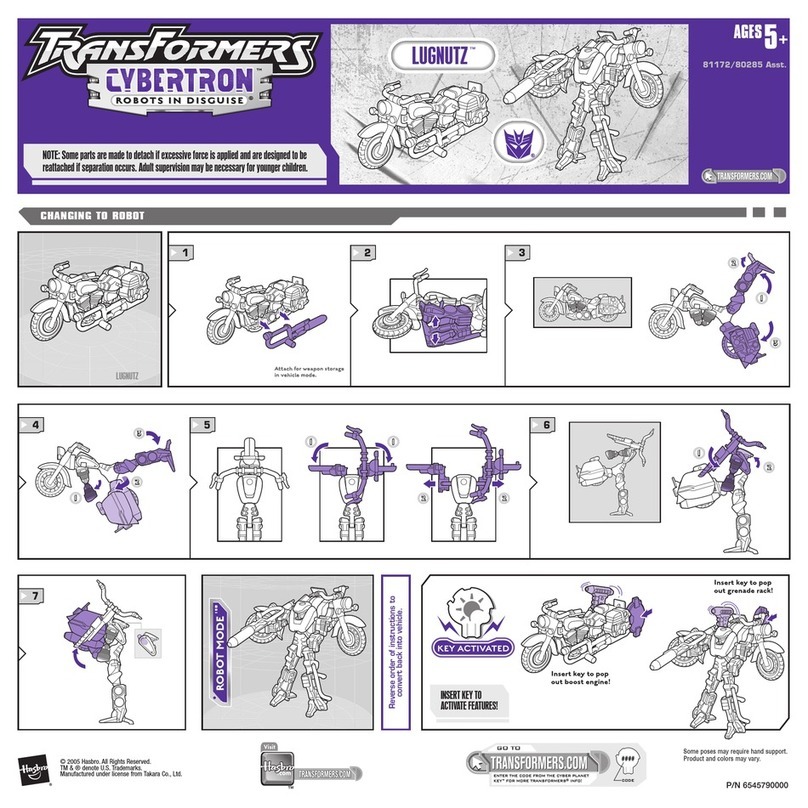 Hasbro Lugnutz 81172 User manual