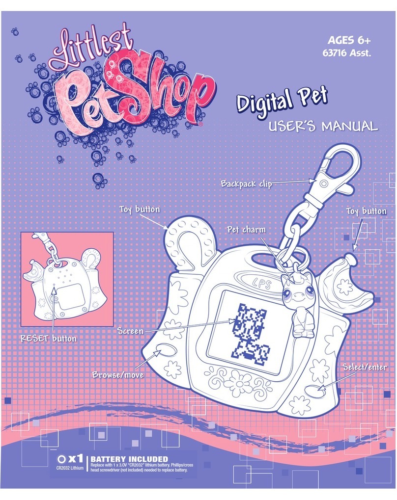 Hasbro Littlest Pet Shop Digital Pet 63716 User manual