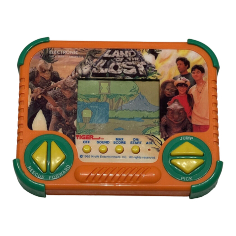 Tiger Electronics Land of the Lost 72-508 User manual