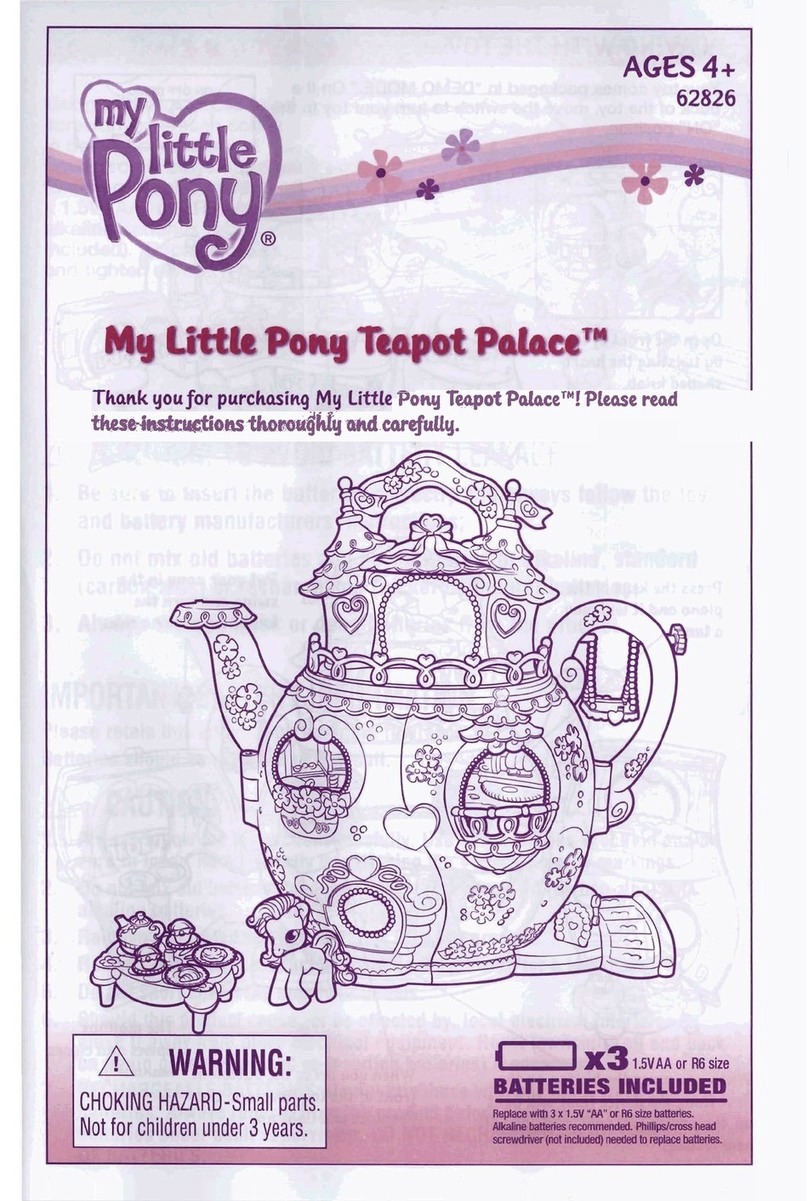 Hasbro My Little Pony Teapot Palace 62826 User manual